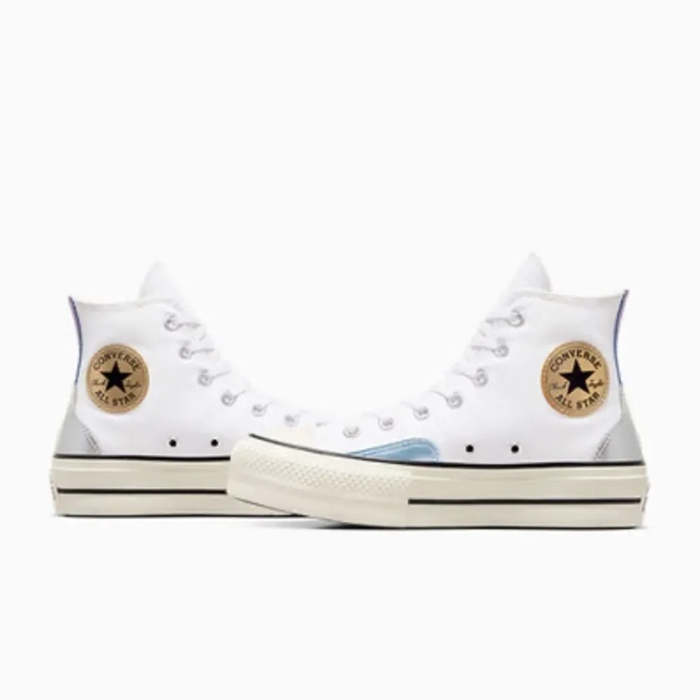 Converse Converse All Star Lift Platform Chrome Sneaker Shoes size 10